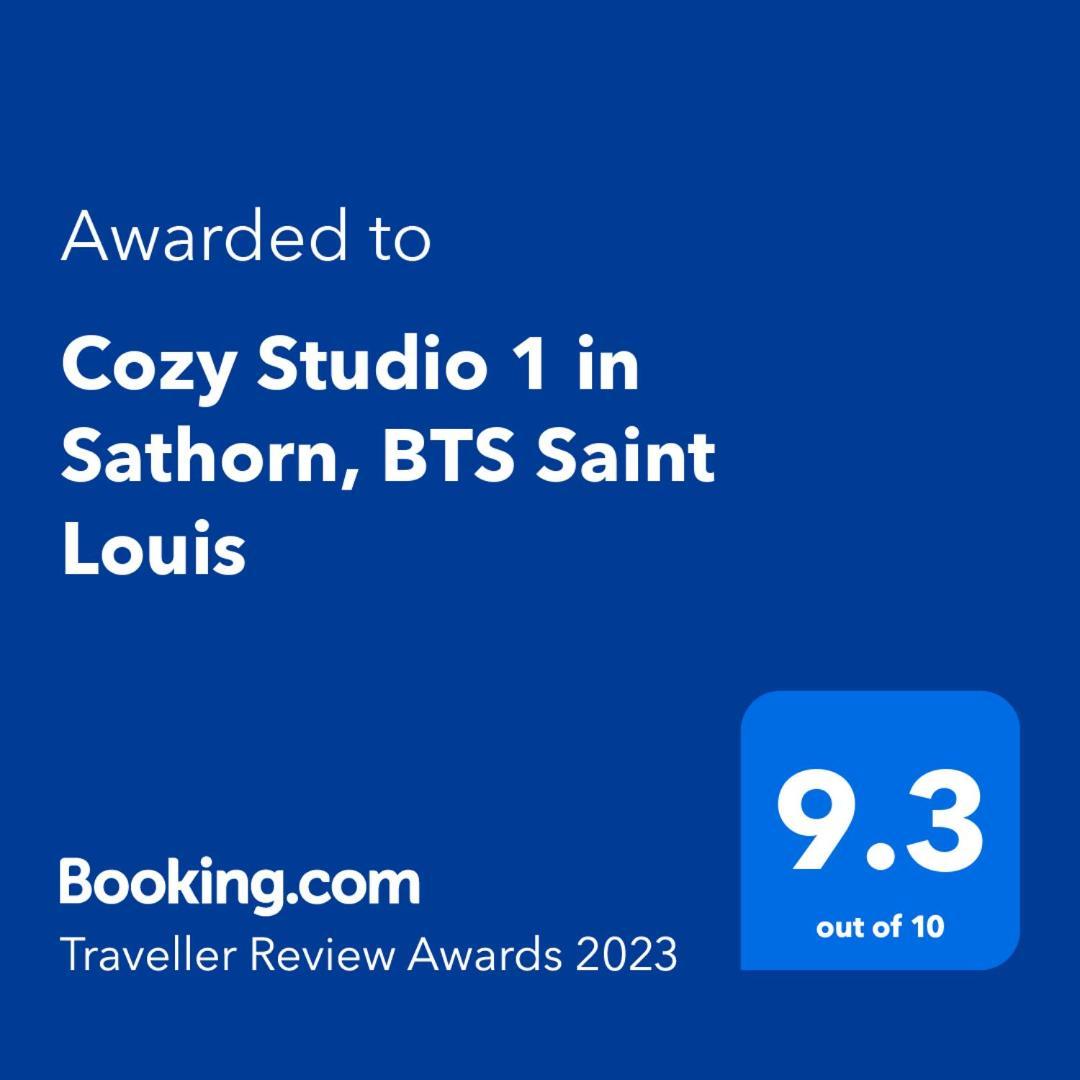 Cozy Studio 1 In Sathorn, Bts Saint Louis Банкок Екстериор снимка